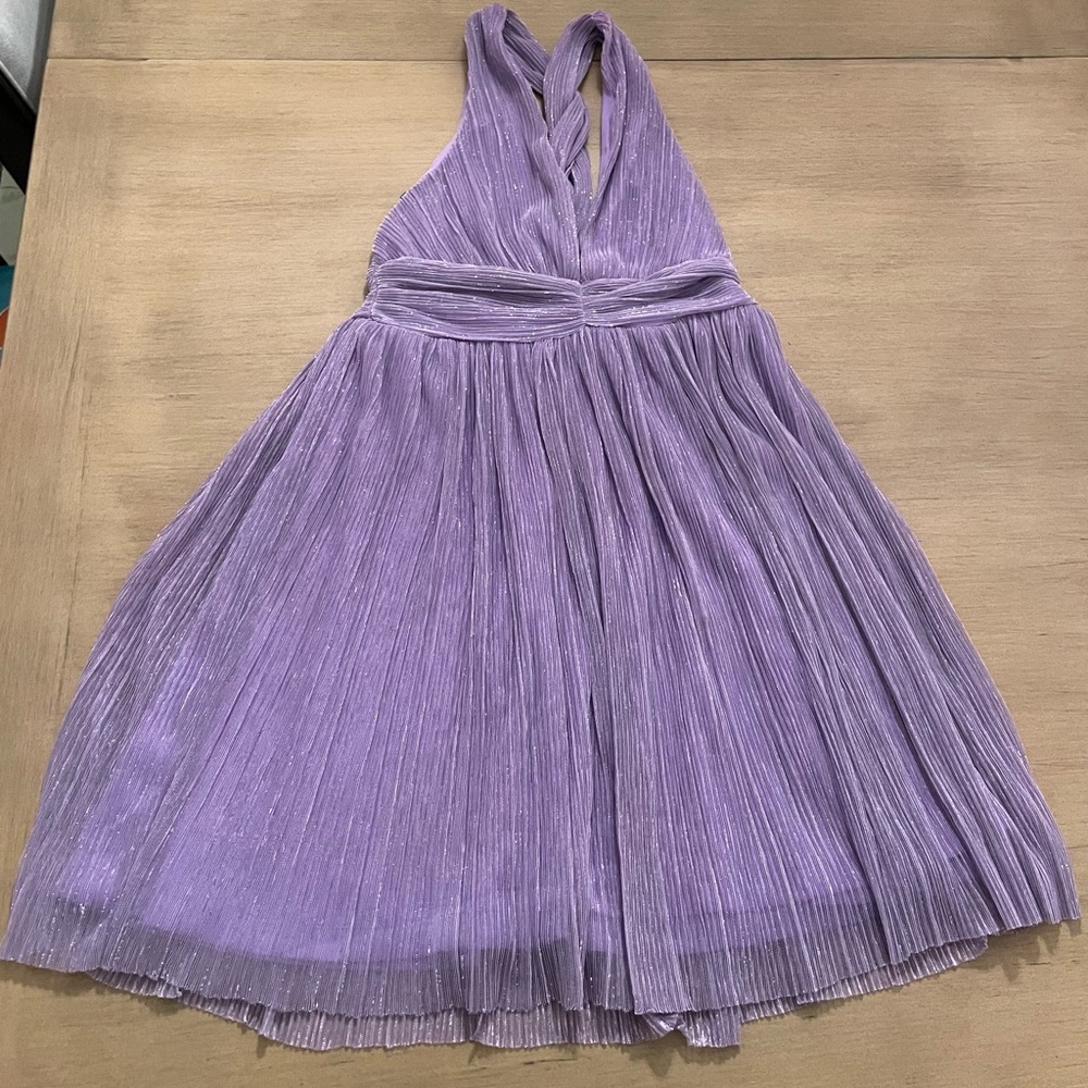Purple Halter Dress